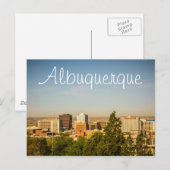 Carte Postale Albuquerque City au Nouveau-Mexique (Devant / Derrière)