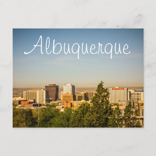 Carte Postale Albuquerque City au Nouveau-Mexique (Devant)