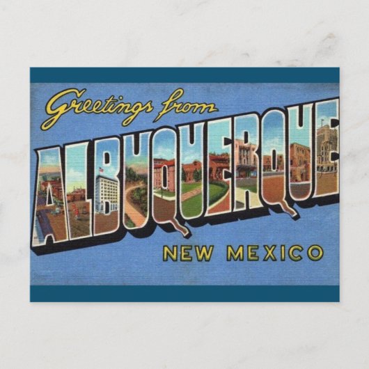 Carte Postale Albuquerque Nouveau-Mexique (Devant)