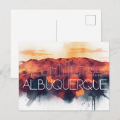 Carte Postale Albuquerque Nouveau-Mexique (Devant / Derrière)