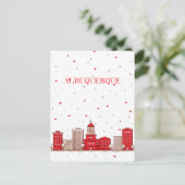 Carte postale Albuquerque Nouveau-Mexique (Debout devant)