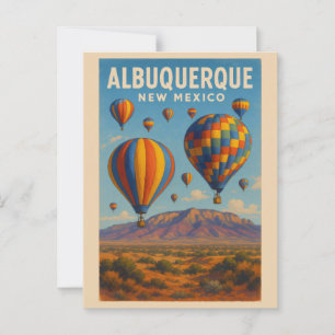 Carte Postale Albuquerque Nouveau-Mexique Ciels