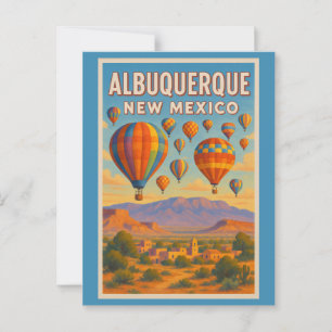 Carte Postale Albuquerque Nouveau-Mexique Ciels