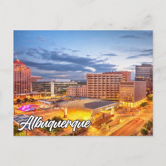 Carte Postale Albuquerque, Nouveau-Mexique, États-Unis (Devant)