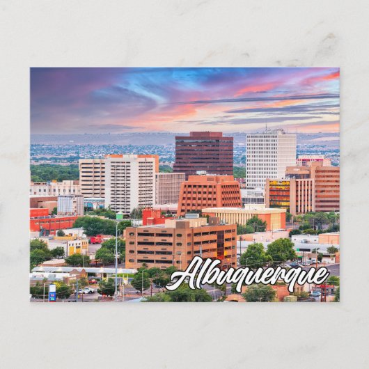 Carte Postale Albuquerque, Nouveau-Mexique, États-Unis (Devant)