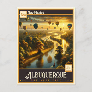 Carte Postale Albuquerque, Nouveau-Mexique   VINTAGE