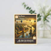 Carte Postale Albuquerque, Nouveau-Mexique | VINTAGE (Debout devant)