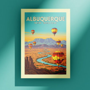 Carte Postale Albuquerque Nouveau-Mexique vintage