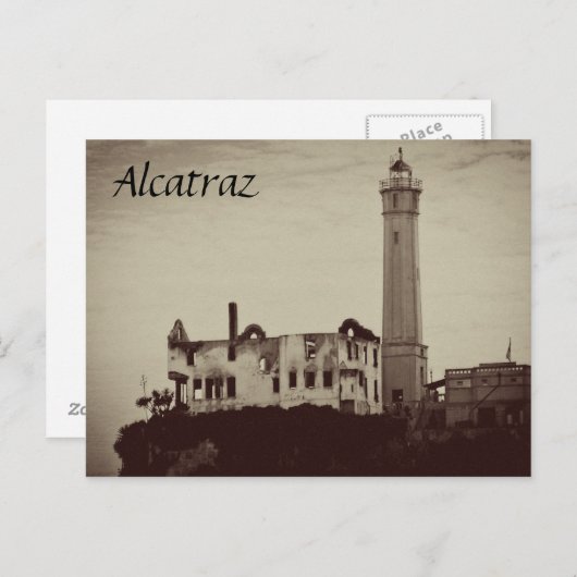 Carte Postale Alcatraz (Devant / Derrière)