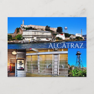 CARTE POSTALE ALCATRAZ ISLAND SAN FRANCISCO CALIFORNIA POSTCARD