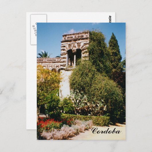 Carte Postale Alcazar - Cordoue (Devant / Derrière)