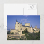 Carte Postale Alcazar, Ségovie, Castille Leon, Espagne (Devant / Derrière)