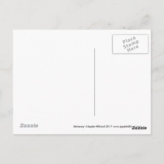 Carte Postale Alchemy Post Card (Dos)