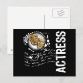 Carte Postale Alchimie de l'actrice (Devant / Derrière)