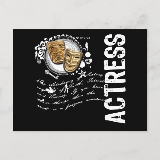 Carte Postale Alchimie de l'actrice (Devant)