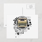 Carte Postale Alchimie de l'écriture (Devant / Derrière)