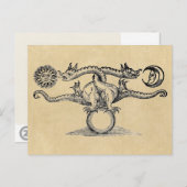 Carte Postale Alchimie des oiseaux d'Hermes (Devant / Derrière)