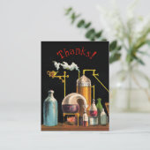 Carte postale Alchimiste Mad Scientist (Debout devant)