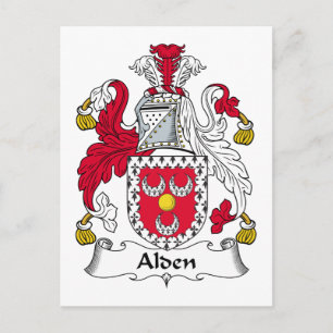 Carte Postale Alden Family Crest