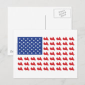 Carte Postale ALÉA-Drapeau À Cycle Automobile (Devant / Derrière)