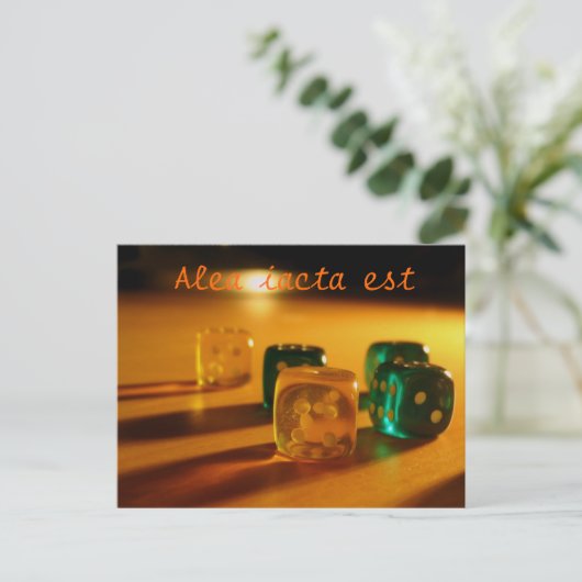 Carte Postale Alea iacta est (Debout devant)