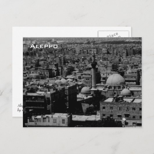 Carte Postale Alep (Devant / Derrière)