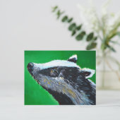 Carte Postale Alerte Badger (Debout devant)
