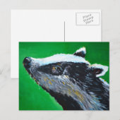 Carte Postale Alerte Badger (Devant / Derrière)