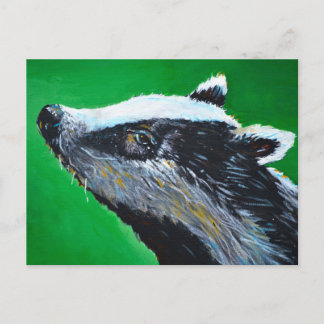 Carte Postale Alerte Badger