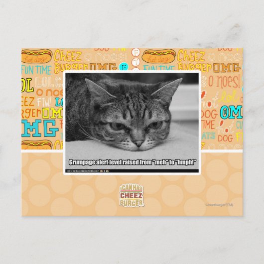 Carte Postale Alerte de grumpage (Devant)