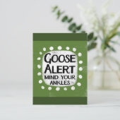 Carte postale Alerte Goose (Debout devant)