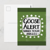 Carte postale Alerte Goose (Devant / Derrière)