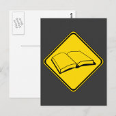 Carte Postale Alerte : Livres à l'avance ! (Devant / Derrière)