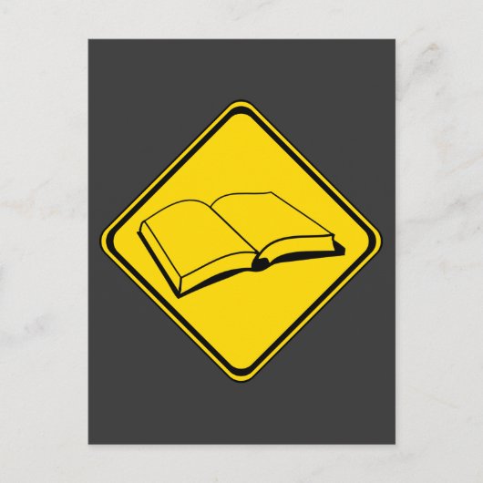 Carte Postale Alerte : Livres à l'avance ! (Devant)