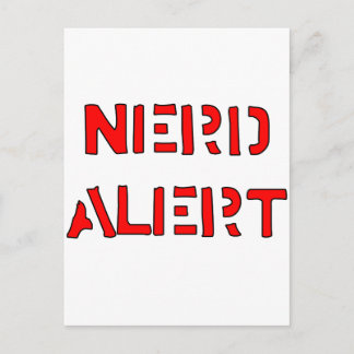 Carte Postale Alerte nerd