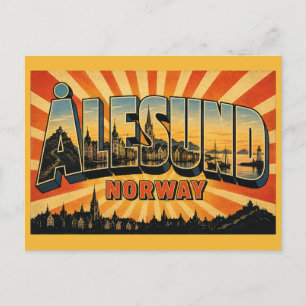 Carte Postale Ålesund Norvège Jugendstil