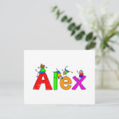 Carte Postale Alex (Debout devant)