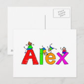 Carte Postale Alex (Devant / Derrière)