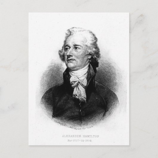 Carte Postale Alexander Hamilton (Devant)
