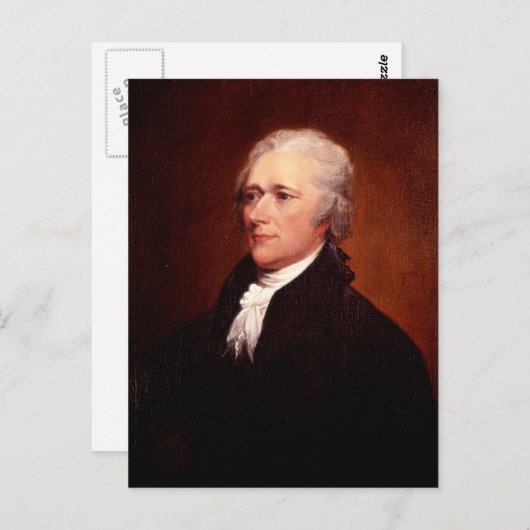 Carte Postale Alexander Hamilton (Devant / Derrière)