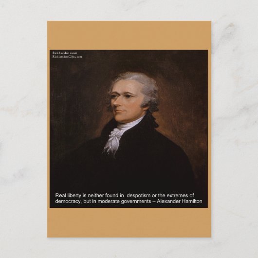 Carte Postale Alexander Hamilton Cadfts (Devant)