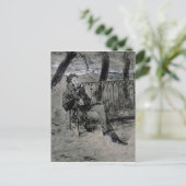 Carte Postale Alexander Pouchkine dans un parc, 1899 (Debout devant)