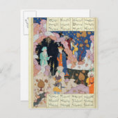 Carte Postale Alexander visite un ermite (Devant / Derrière)