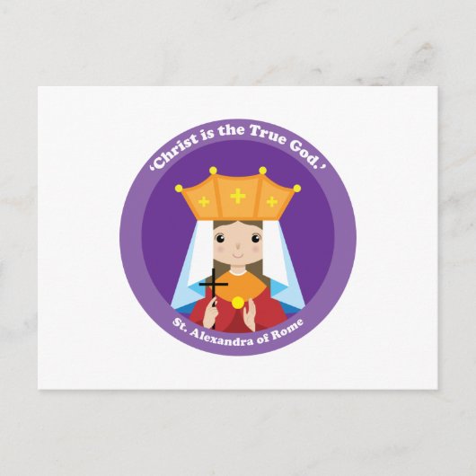 Carte Postale Alexandra de Rome (Devant)