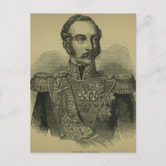 Carte Postale Alexandre II de la Russie (Devant)