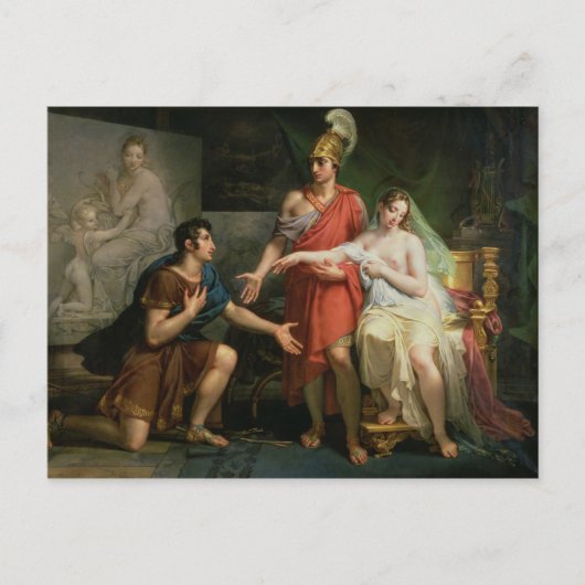 Carte Postale Alexandre les Grands Mains sur Campaspe (Devant)