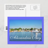 Carte Postale Alexandria Bay, New York, États-Unis (Devant / Derrière)