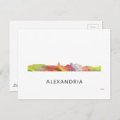 CARTE POSTALE ALEXANDRIA VIRGINIA SKYLINE BW1 - (Devant / Derrière)