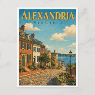 Carte Postale Alexandria Virginie Old Town GeoSaga
