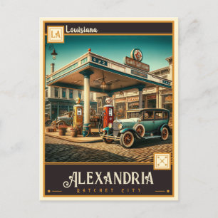 Carte Postale Alexandrie, Louisiane   VINTAGE